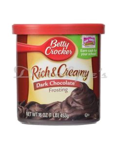 BETTY CROCKER DARK CHOCO FROSTING 453G