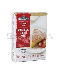 ORGRAN GLUTEN FREE VANILLA CAKE MIX 375 G