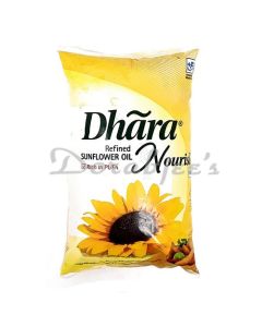 DHARA SUNFLOWER OIL POUCH 1LTR