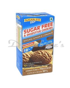 BLISS SUGARLESS SUGAR FREE GINGER COOKIES 135G