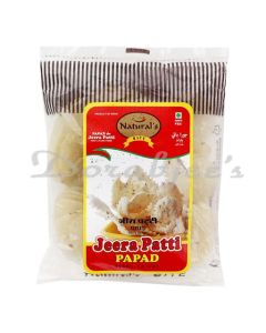 NATURALS BITE JEERA PATTI PAPAD100G