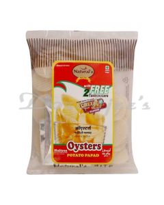 NATURALS BITE OYSTERS POTATO PAPAD 100G