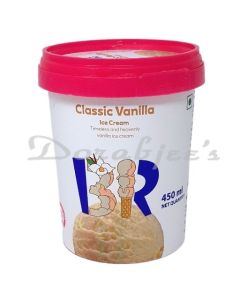 BASKIN AND ROBBINS ICE CREAM VANILLA 450ML