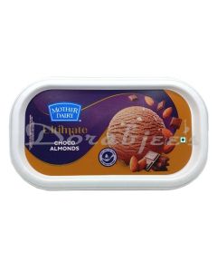 MOTHER DAIRY ICE CREAM CHOCO ALMOND 1LT