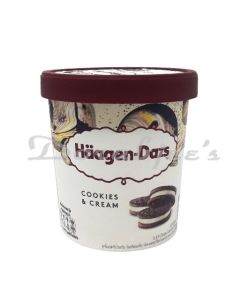 HAAGEN DAZS ICE CREAM COOKIES N CREAM  473ML