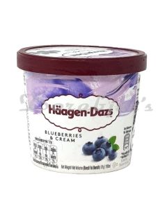 HAAGEN DAZS ICE CREAM BLUEBERIES & CREAM 100M