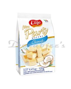 LAGO MINI PARTY WAFER BISCUIT COCONUT 125G