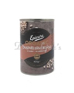 EPICURE CANNELLINI BEANS WATER IN WATER CAN 400G