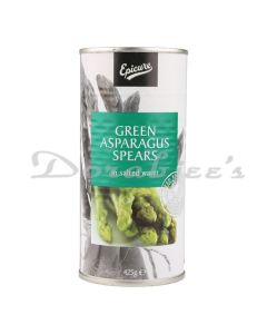 EPICURE GREEN ASPARAGUS SPEARS 425G