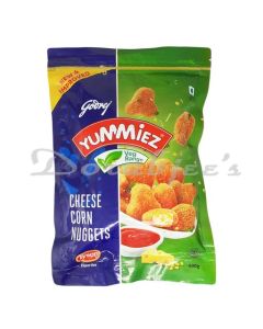 GODREJ YUMMIEZ FROZEN CHEESE CORN NUGGETS 400G