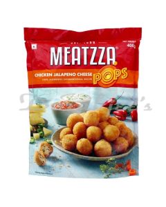 MEATZZA FROZEN CHICKEN JALEPENO CHEESE POPS 400G