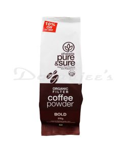 PURE AND SURE ORGANIC  COFFEE BOLD PO200