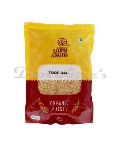 PURE AND SURE ORGANIC  TOOR DAAL 500G