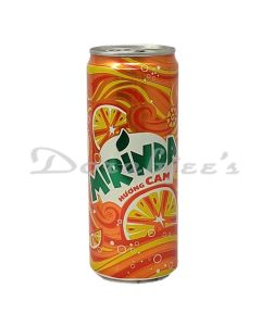 MIRINDA ORANGE SOFT DRINK CAN 320 ML IMP