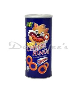 MIAOW MIAOW CHEESE RINGS SNACK 125G