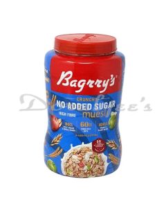 BAGRRYS CRUNCHY MUESLI SUGAR FREE  JAR1000