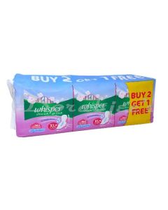 WHISPER ULTRA SOFT SANITARY PADS XL+15 B2+G1