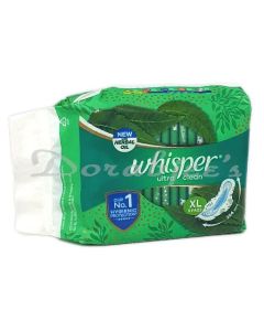 WHISPER ULTRA CLEAN XL 8 SANITARY PADS