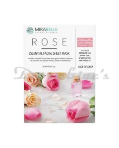 MIRABELLE KOREA ROSE ESSENIAL FACE SHEET MASK 25 ML