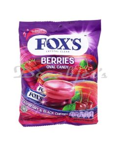 FOX CANDY BERRIES OVAL CANDY POUCH CANDY 125 G