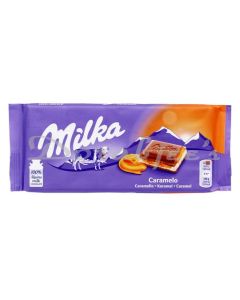 MILKA CARAMEL CHOCOLATE 100 G