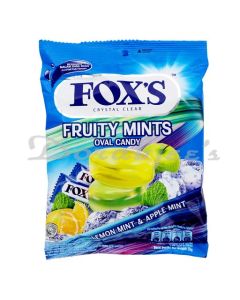 FOXS FRUITY MINTS OVAL CANDY 125G