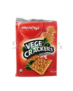 MUNCHYS VEG CRACKERS  300G