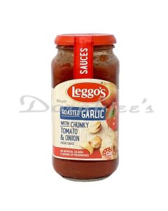 LEGGOS ROASTED GARLIC PASTA SAUCE 500G