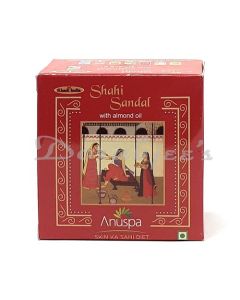 ANUSPA SHAHI SANDAL ALMOND OIL SOAP 125G