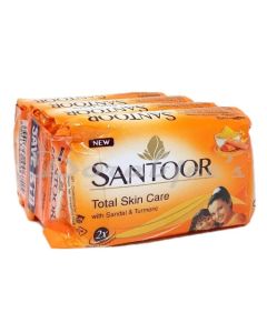 SANTOOR SANDAL TURMURIC SOAP 4*65G