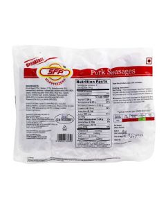 SHIVA FARMS FROZEN PORK SAUSAGES SKINLESS 500G