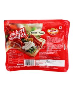 SHIVA FARMS FROZEN CHICKEN CHEESE PEPPER SAUSAGES 500G