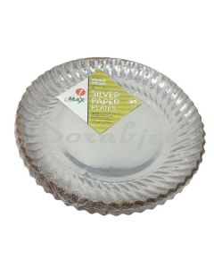 PAPER PLATES SILVER NO.1