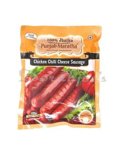 PUNJAB MARATHA FROZEN   CHICKEN  CHILLI CHEESE SAUSAGE 250