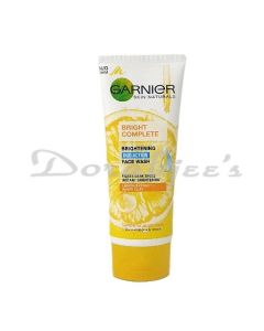 GARNIER BRIGHT COMPLETE LEMON CLAY FACE WASH 100ML