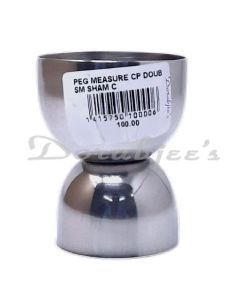 PEG MEASURE CHROME PLATED DOUBLE SM