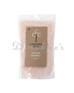 CONSCIOUS FOOD ORGANIC ROCK SALT 500G