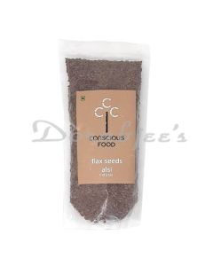 CONSCIOUS FOOD ORGANIC FLAX SEEDS 200G