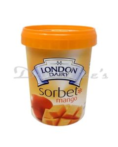 LONDON DAIRY ICE CREAM MANGO SORBET TUB 500M