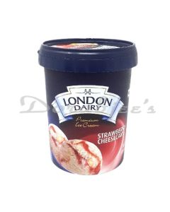 LONDON DAIRY ICE CREAM STRAWBERRY CHEESECAKE 500