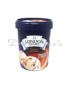 LONDON DAIRY ICE CREAM PRALINES & CREAM 500ML