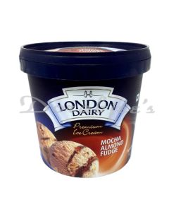 LONDON DAIRY ICE CREAM MOCHA ALMOND FUDGE 1L