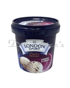 LONDON DAIRY ICE CREAM COOKIES & CREAM CUP