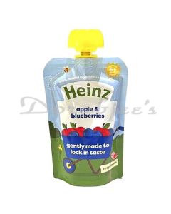 HEINZ APPLE  BLUEBERRIES 100GM