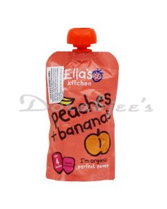 ELLAS KITCHEN BABY FOODS ORGANIC PEACHES BANANAS 120G