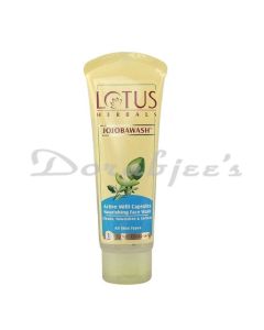 LOTUS HERBALS JOJOBA WASH ACTIVE MILLI CAPSULES NOURISHING FACE WASH 80G