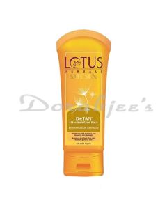 LOTUS HERBALS SAFE SUN DETAN AFTERSUN FACE PACK 100 G