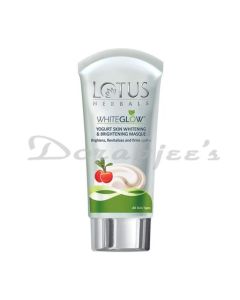 LOTUS HERBALS WHITE GLOW YOGURT SKIN WHITENING AND BRIGHTENING MASQUE 80G