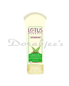 LOTUS HERBALS NEEM WASH NEEM & CLOVE PURIFYING FACE WASH 120 G