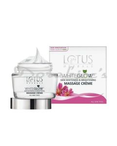 LOTUS HERBALS WHITE GLOW SKIN FACE MASSAGE CREME 60G